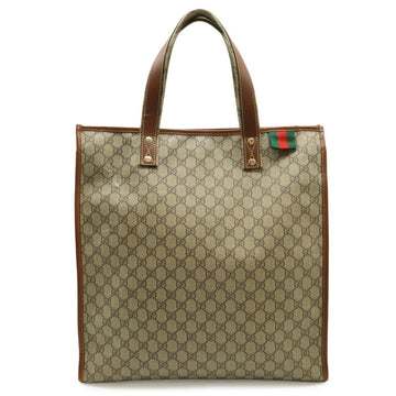 Gucci Web Loop Tote Gg Coated Canvas
