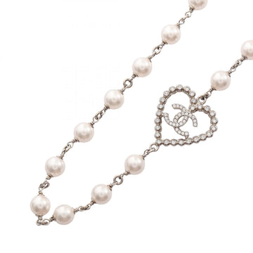 Chanel Coco Mark Heart Necklace Metal
