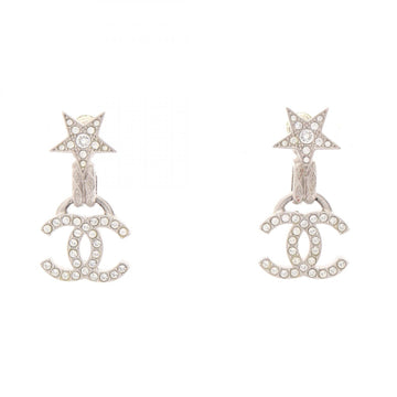 Chanel Coco Mark Star Pierced Earrings
