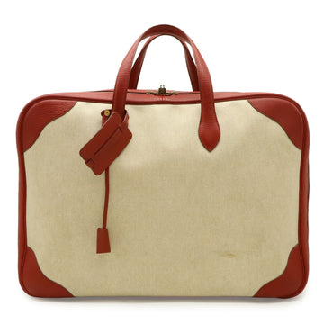 Hermes Victoria Ii Travel Bag Toile 50