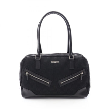 Gucci Gg Canvas Shoulder Handbag Leather