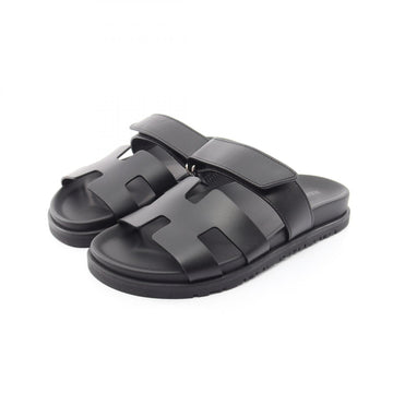 Hermes Shipre Sandals Shoes Flat Leather
