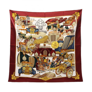 Hermes Carre90 Automobile Scarf Silk