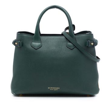 Burberry Medium Leather And House Check