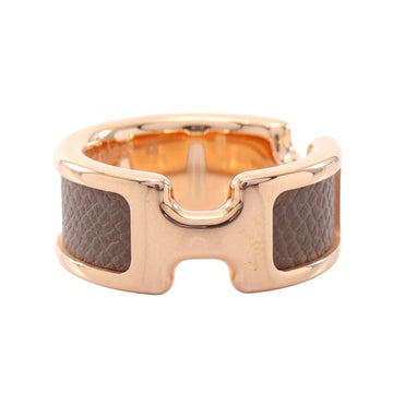 Hermes Olymp Pm Ring Gold Plated Etoupe