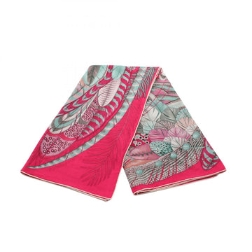 Hermes Plumes En Fete Scarf Silk