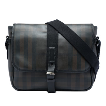 Burberry Smoke Check Coated Canvas