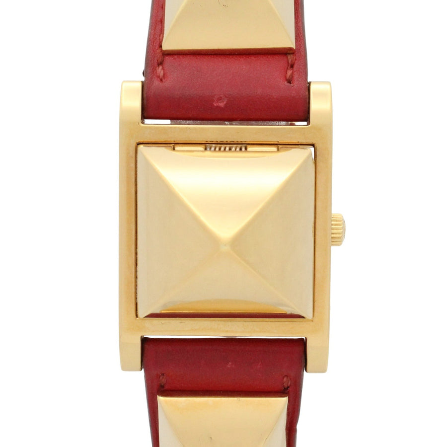 Hermes Medor Wrist Watch Quartz Gold