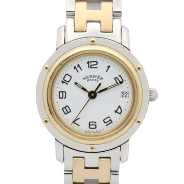 Hermes Clipper Wrist Watch Quartz Gold