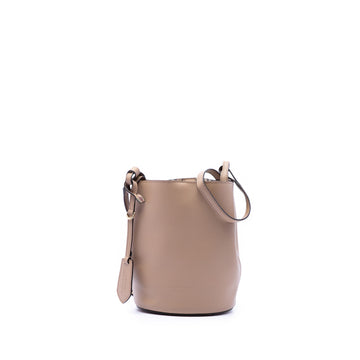 Burberry Leather Lorne Bucket Bag Pre-