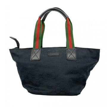 Gucci Web Zip Tote Gg Canvas Medium