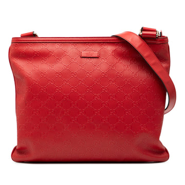 Gucci Ssima Crossbody Pre-Loved Bag Red
