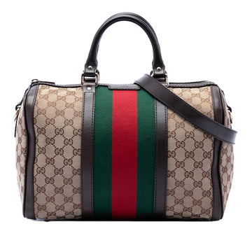 Gucci Medium Gg Canvas Web Joy Boston