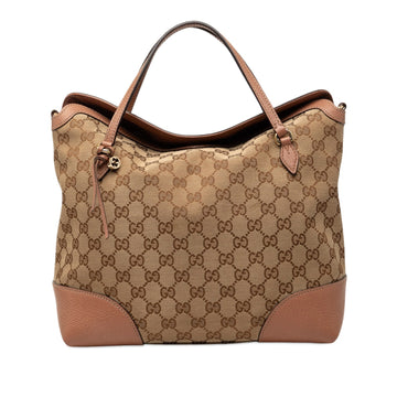 Gucci Medium Gg Canvas Bree Fold Over