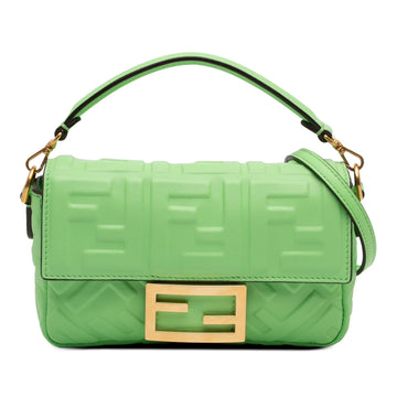 Fendi Mini Zucca Embossed Leather