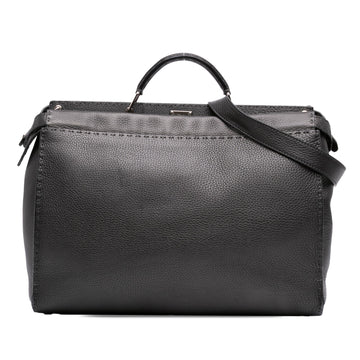 Fendi Large Leather Selleria Peekaboo