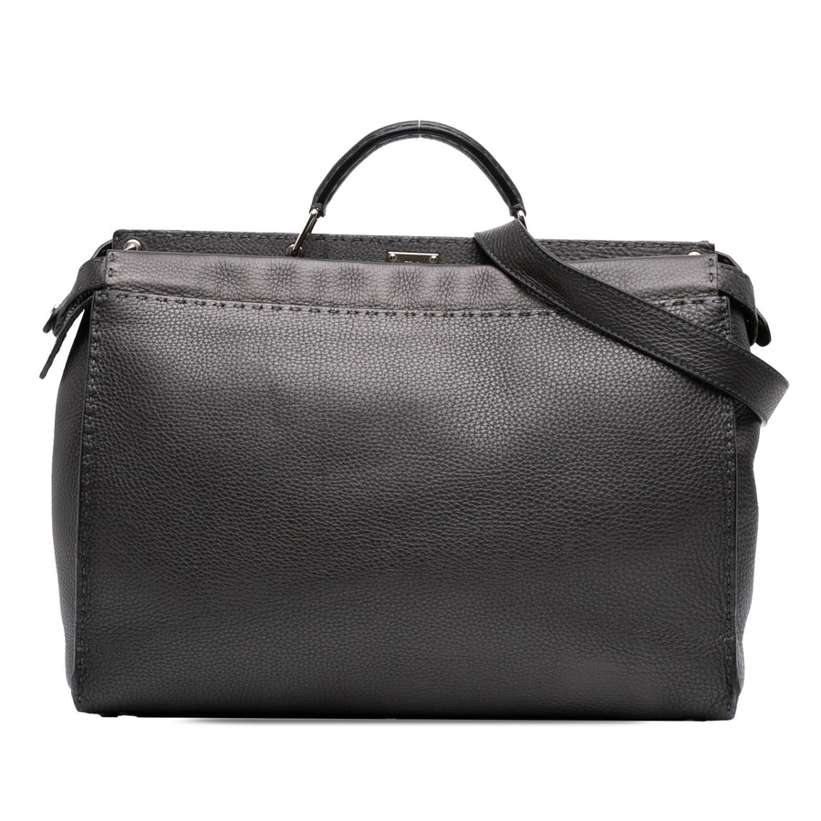 Fendi Large Leather Selleria Peekaboo
