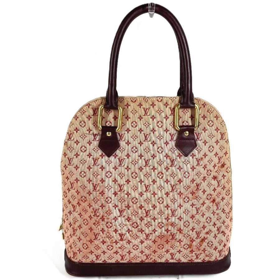 Louis Vuitton Alma Handbag Mini Lin Haut