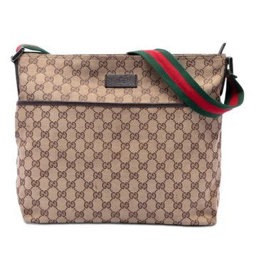 Gucci Gg Canvas Web Crossbody Pre-Loved