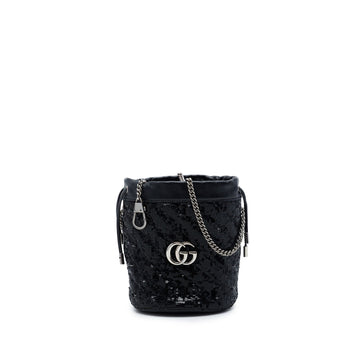 Gucci Small Gg Marmont Sequined Diagonal