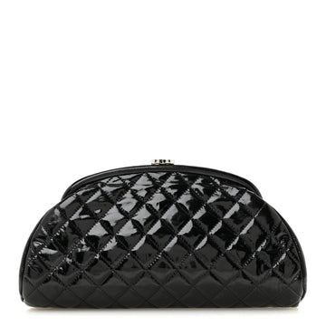 Chanel Patent Quilted Timeless Clutch