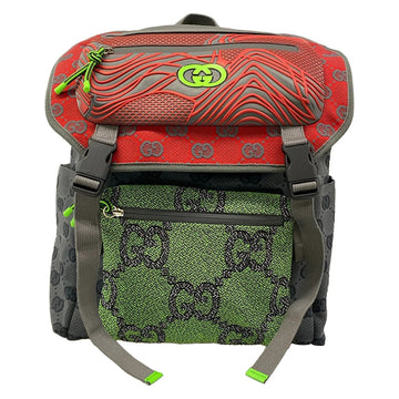 Gucci Gg Gray Red Green Jersey Nylon