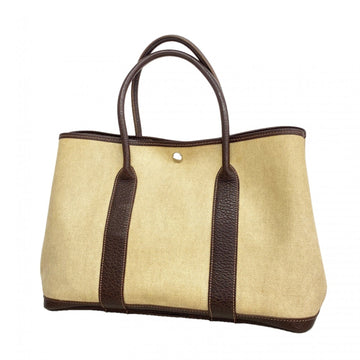 Hermes Garden Party Tote Toile And