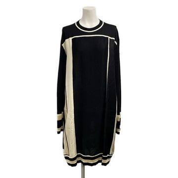 Hermes Black Cream Beige Silk Cashmere