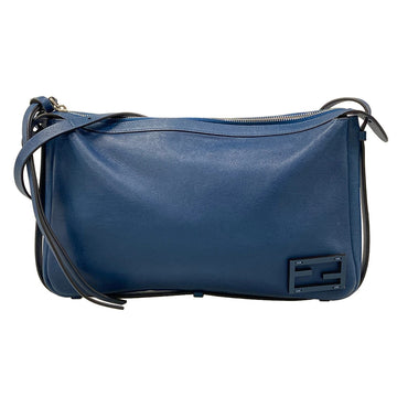Fendi Simply Blue Leather Shoulder Bag