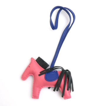 Hermes Charm Rose Azare / Blue