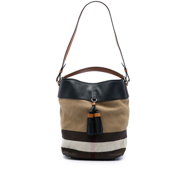 Burberry Medium Mega Check Canvas And