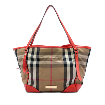 Burberry Small House Check Canvas Bridle