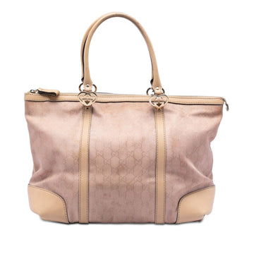 Gucci Gg Metallic Canvas Lovely Tote