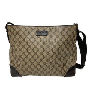 Gucci Zip Top Messenger Bag Gg Coated