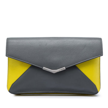Fendi Bicolor Leather 2Jours Envelope