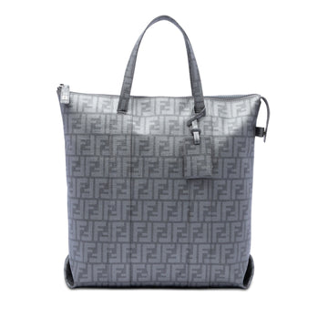 Fendi Zucca Spalmati Tote Pre-Loved Gray