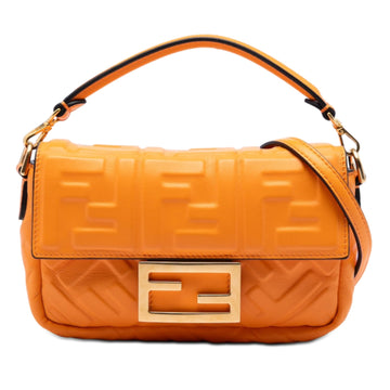 Fendi Mini Zucca Embossed Leather