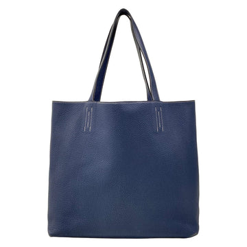 Hermes Double Sens 45 Blue Taurillon