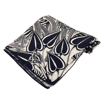 Hermes Carrejean/Shawl Carre Gray Black