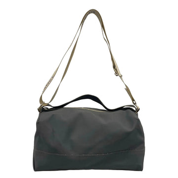 Chanel Dark Gray Chemical Fiber Shoulder