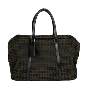 Fendi Zucchino Dark Brown Black Jacquard