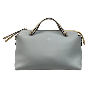 Fendi By The Way Light Blue Gray Leather