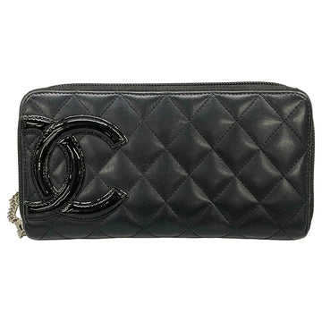 Chanel Cambon Line Black Lambskin Patent