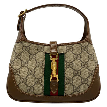 Gucci Jackie Mini Gg Supreme Brown Gray