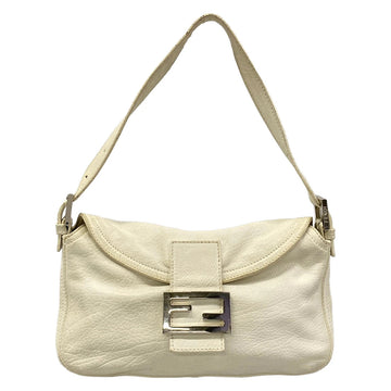 Fendi White Leather Handbag