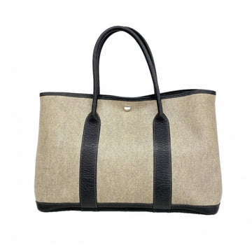 Hermes Garden Party Tote Toile And