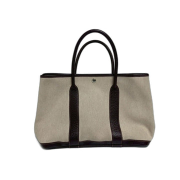 Hermes Garden Party Tote Toile And