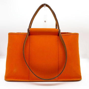 Hermes Cabag Elan Toile And Leather 39