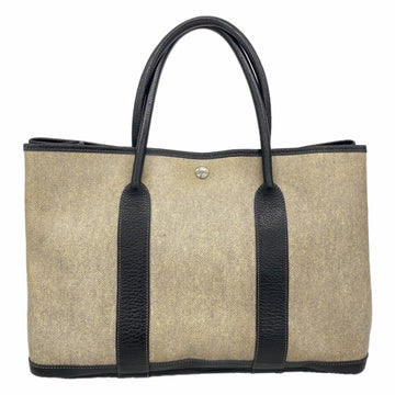 Hermes Garden Party Tote Toile And