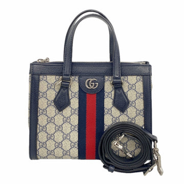 Gucci Ophidia Top Handle Tote Gg Coated